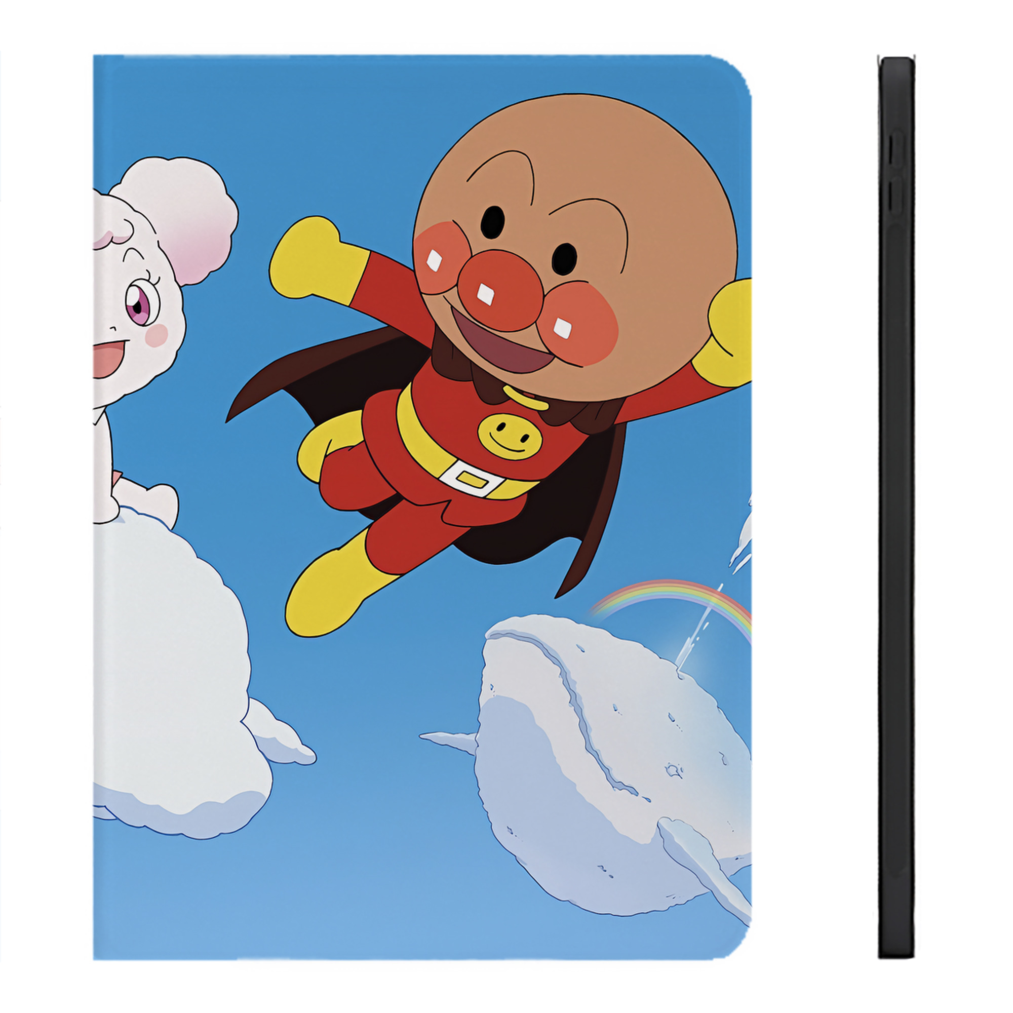 （画像用） アンパンマン Anpanman IPadケース ペンホルダー付き ブックスタイルデザイン